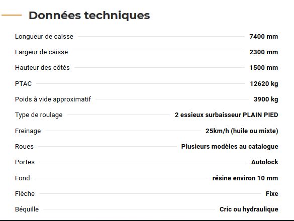 Transport de bétail optimisé avec la remorque Rolland Rollvan 74