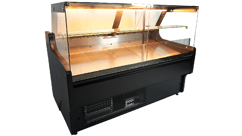 Vitrine réfrigérée de comptoir avec service-arrière 158 x 94 cm + 2 réserves réfrigérées_6