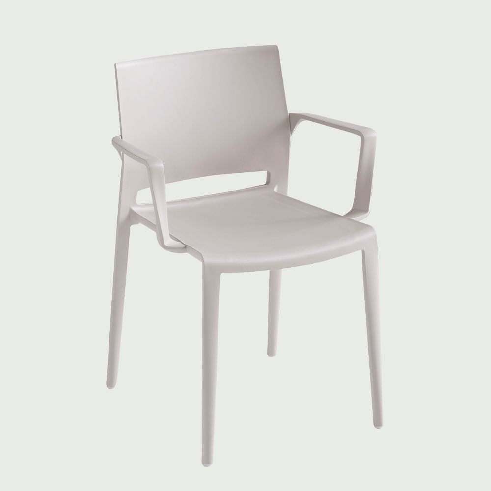 Chaise empilable Bakhita pour restaurants et collectivités - intérieur et extérieur - technopolymère - fabriquée en Italie_6
