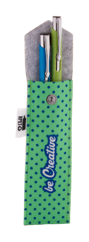 Trousse à stylos sur mesure en RPET - Impression sublimation - Fermeture bouton-pression_6