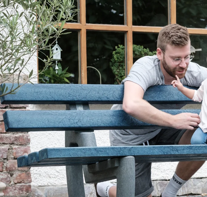 Banc COLOR plastique recyclé_6