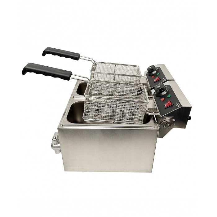 Friteuse posable électrique 2x4 l 7455.1002 COMBISTEEL_6