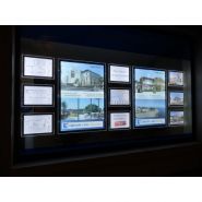 Porte-affiche grands formats LED - Finition de prestige avec formats A2, A1 et A0_6