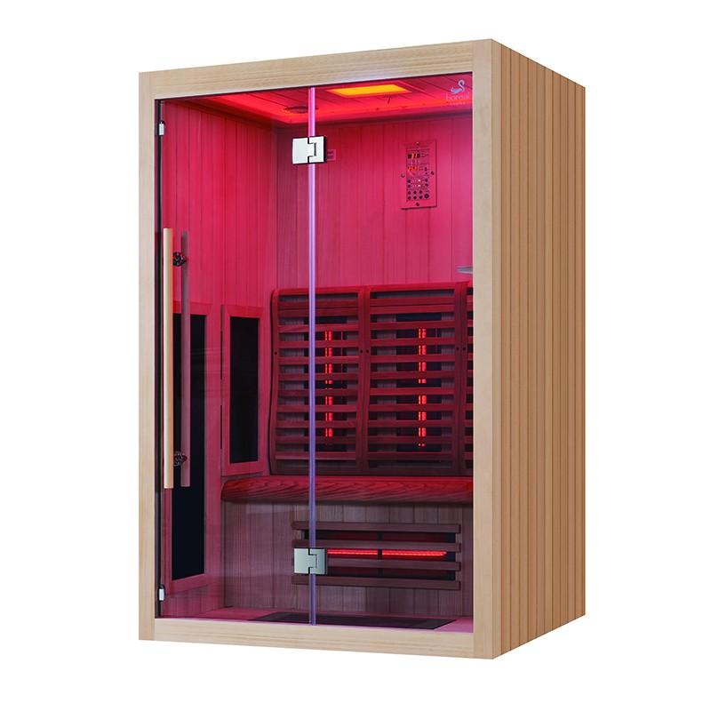 SAUNA INFRAROUGE BOREAL® SIGNATURE 130 À SPECTRE COMPLET - 130X110X205_6