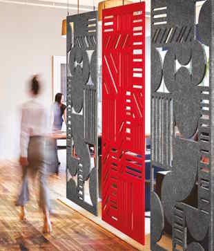 Cloison acoustique TOKYO sur rails_6