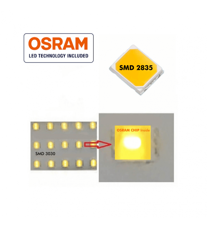 Réglette 120cm - 40w - 4000k - osram chip - réf regosr1204k_6