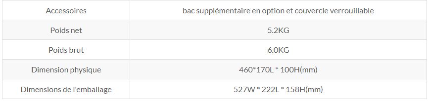 Dw170 - tiroir caisse Sunany - flip top compact, interface RJ12, USB optionnel, microrupteur, testé pour 1 million d'ouvertures_6