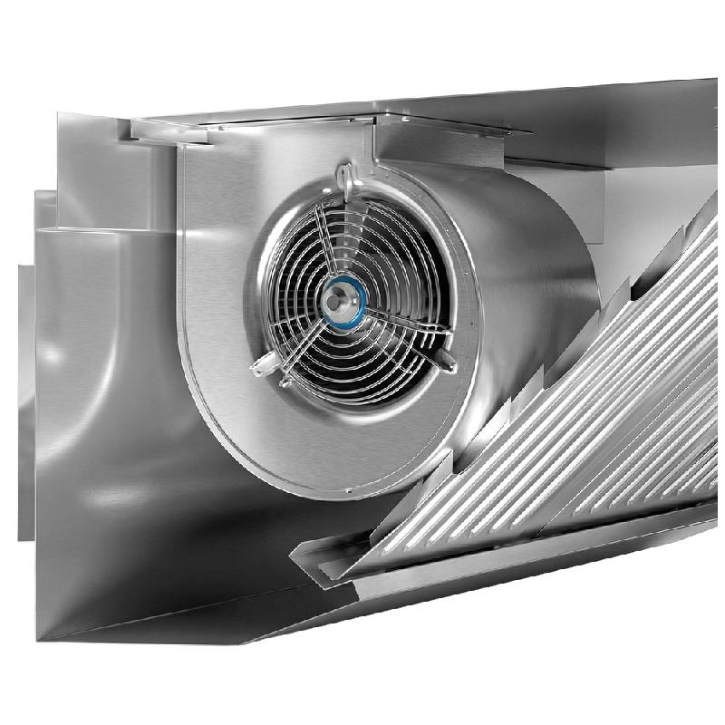Hotte murale inox 1m60 avec moteur, régulateur, filtre et éclairage | Profondeur 900 mm_6