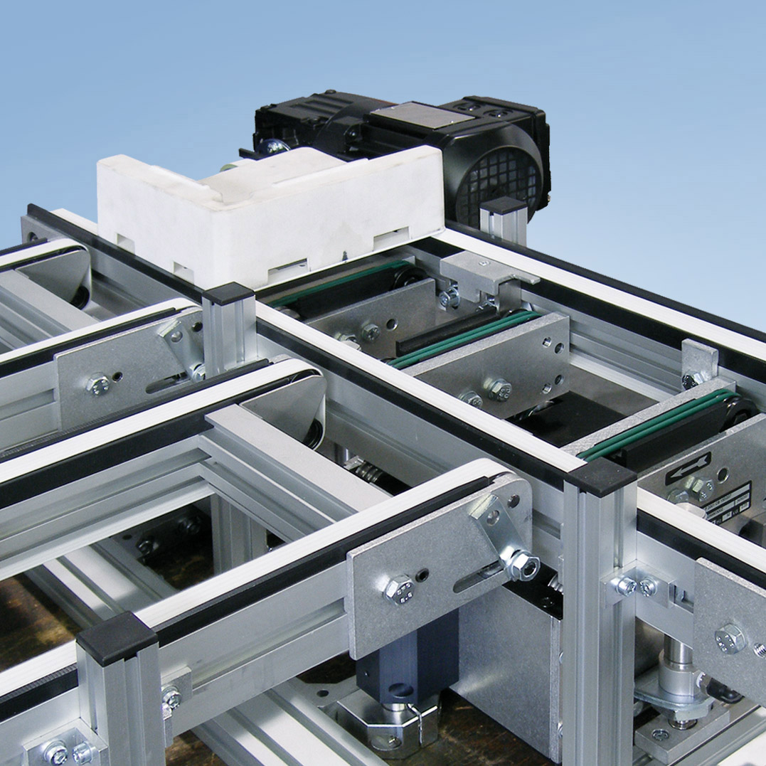 Convoyeur à double bande DGF-P 2001 - système de transport flexible et compact pour porte-pièces - mk Technology Group_6