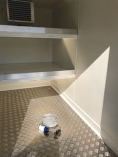 Remorque réfrigérée avec protection bas de caisse en aluminium