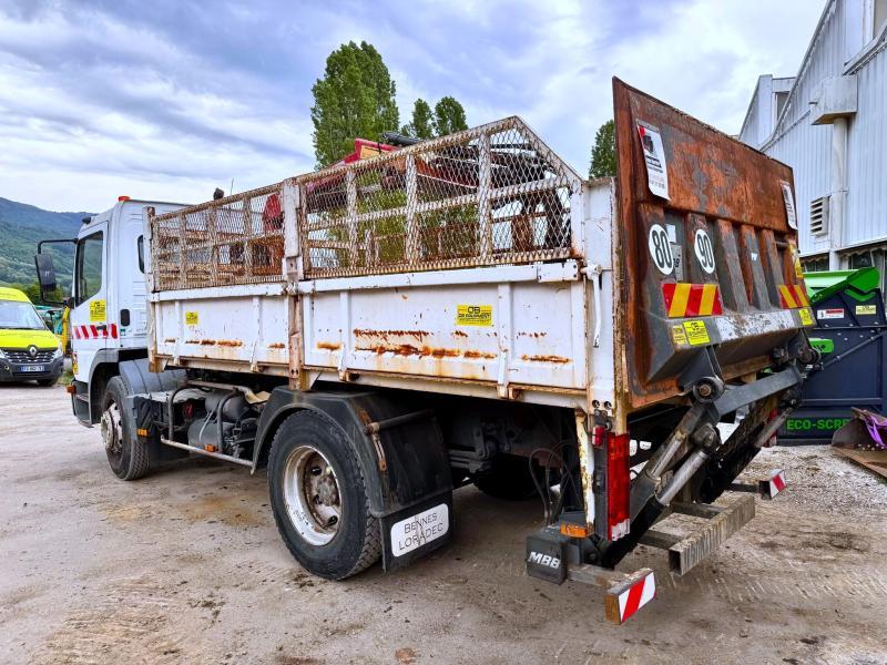 Mercedes ATEGO 1218 Camion benne grue grappin hayon_6