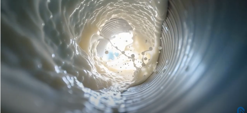 Tuyau de qualité alimentaire avec revêtement intérieur innovant pour une production plus rapide, plus hygiénique et plus sûre - Master-PUR DualFlow 1.6 Food A_6