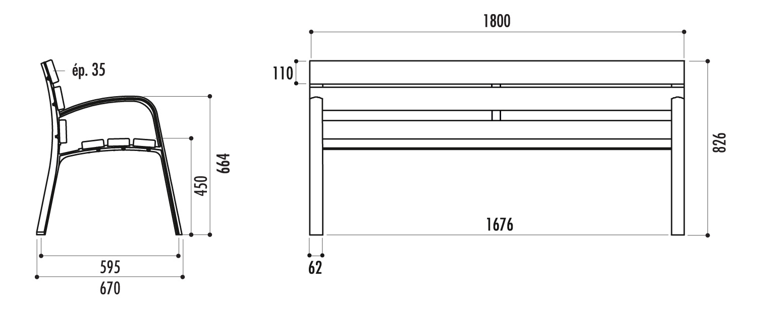 Banc public MODO - bois technique - Cork Dublin Longford_6