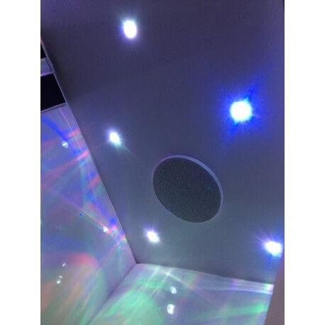 Haut-parleur étanche 80W - IP66 - pour hammam, sauna, salle de bain et milieux humides_6