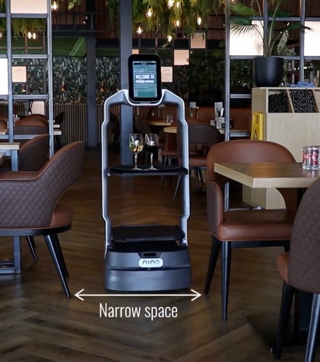 ROBOT DE RESTAURATION SERVICE À TABLE ET LIVRAISON LUCKI BOT ORIONSTAR EUROPE_6
