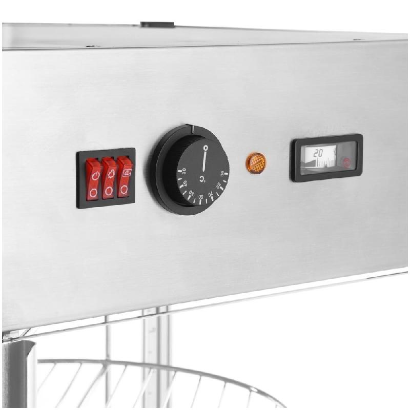 Vitrine chauffante rotative pour pizzas 4 niveaux - Buffalo - JB188_6