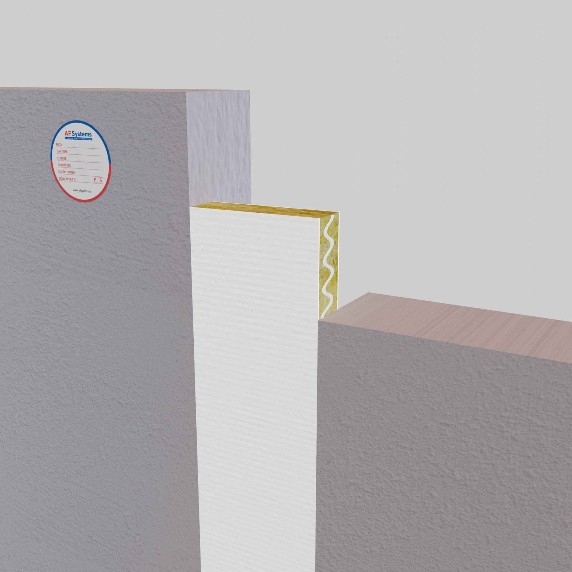 Panneau en laine de roche avec densité nominale de 150 kg/m3