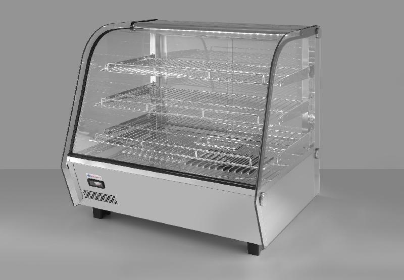 Vitrine de table chauffante 120L trois niveaux HENDI_6