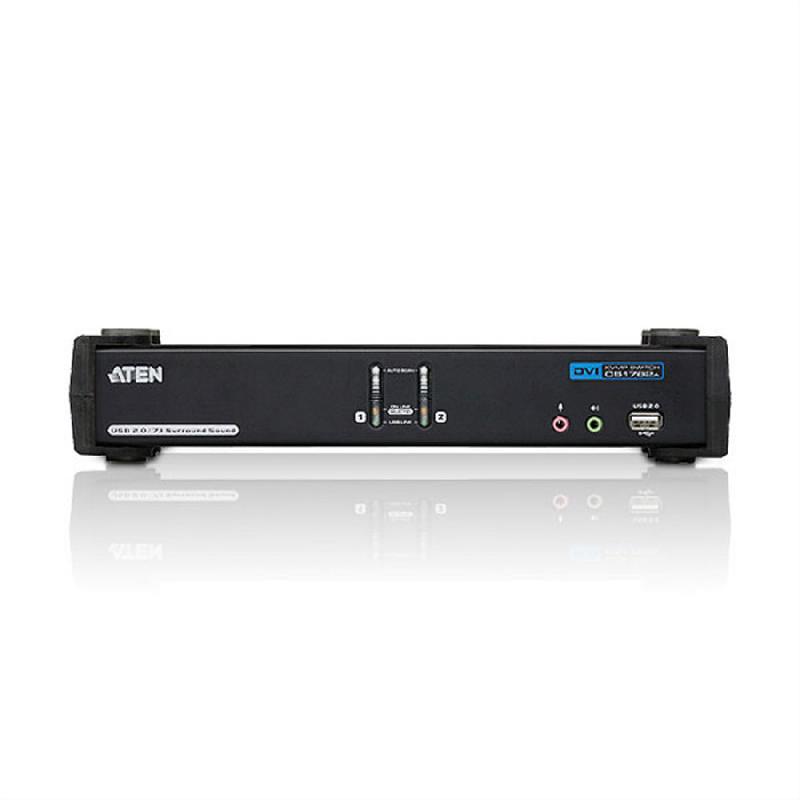 Aten cs1782a switch kvm dual-link dvi, usb, audio, 2 ports_6