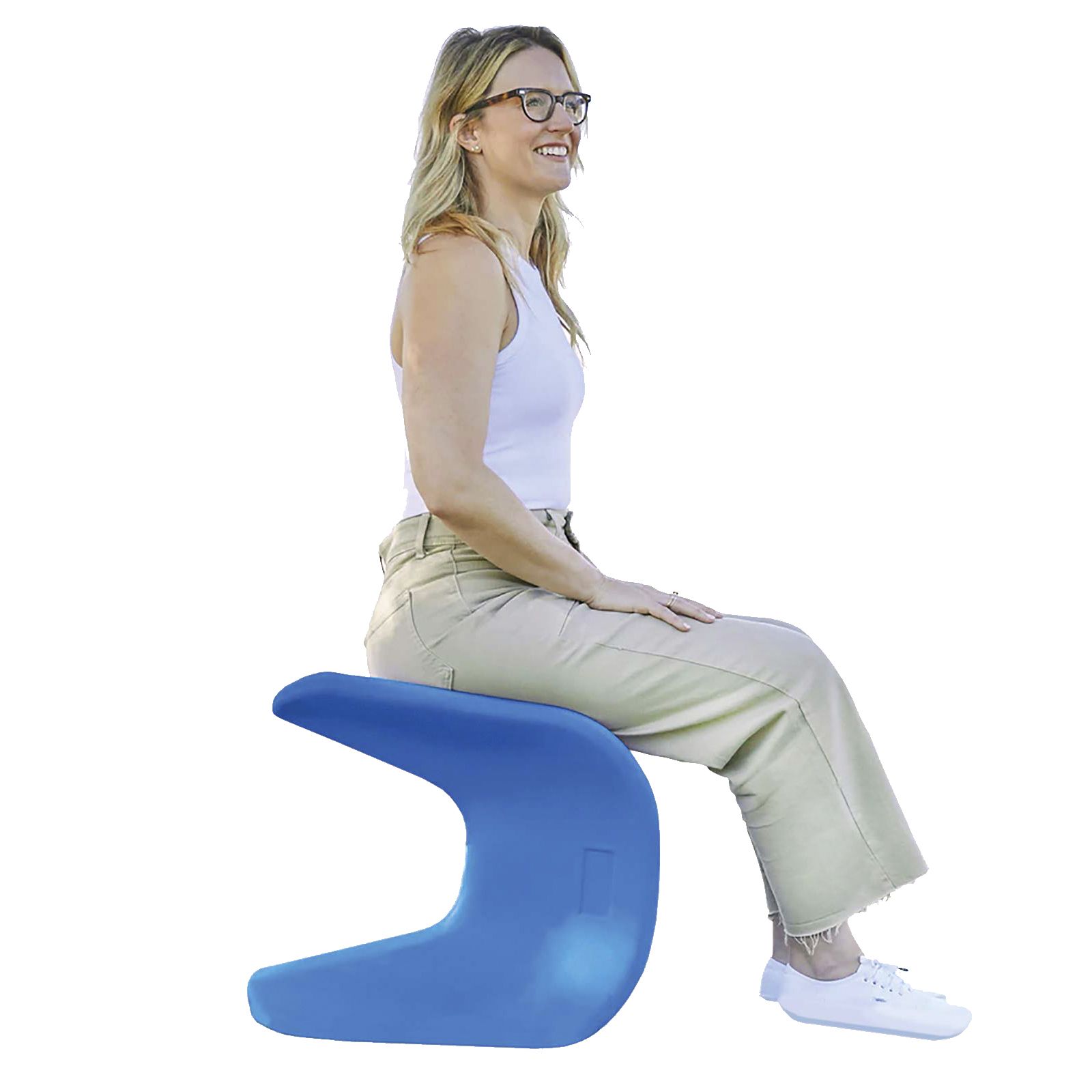 Tabouret ergonomique et pouf à la fois pour une assise ergonomique et active conçu pour les formes d'enseignement flexible - EWS.30_6