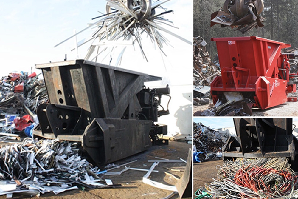 Cisaille hydraulique mobile horizontale, pour chantiers de ferraille - BONFIGLIOLI - Force de cisaillement 1000 T - MOBICUT-1000_6