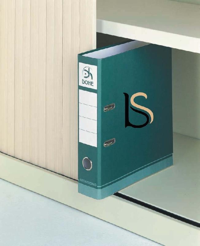 Armoire basse à portes rideaux ton bois - GAPSA - 102, Blanc pastel, Erable  060_6