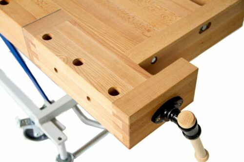 Table élévatrice URSUS - avec établi démontable pour un travail ergonomique et réglage de hauteur par pédale_6