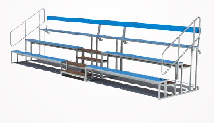 Tribune gigogne mobile 2, 3 ou 4 rangs idéale pour les équipements sportifs et culturels_6