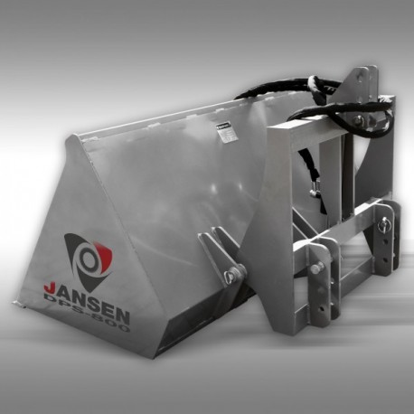 Godet arriere hydraulique DPS-800  3 points Jansen_6