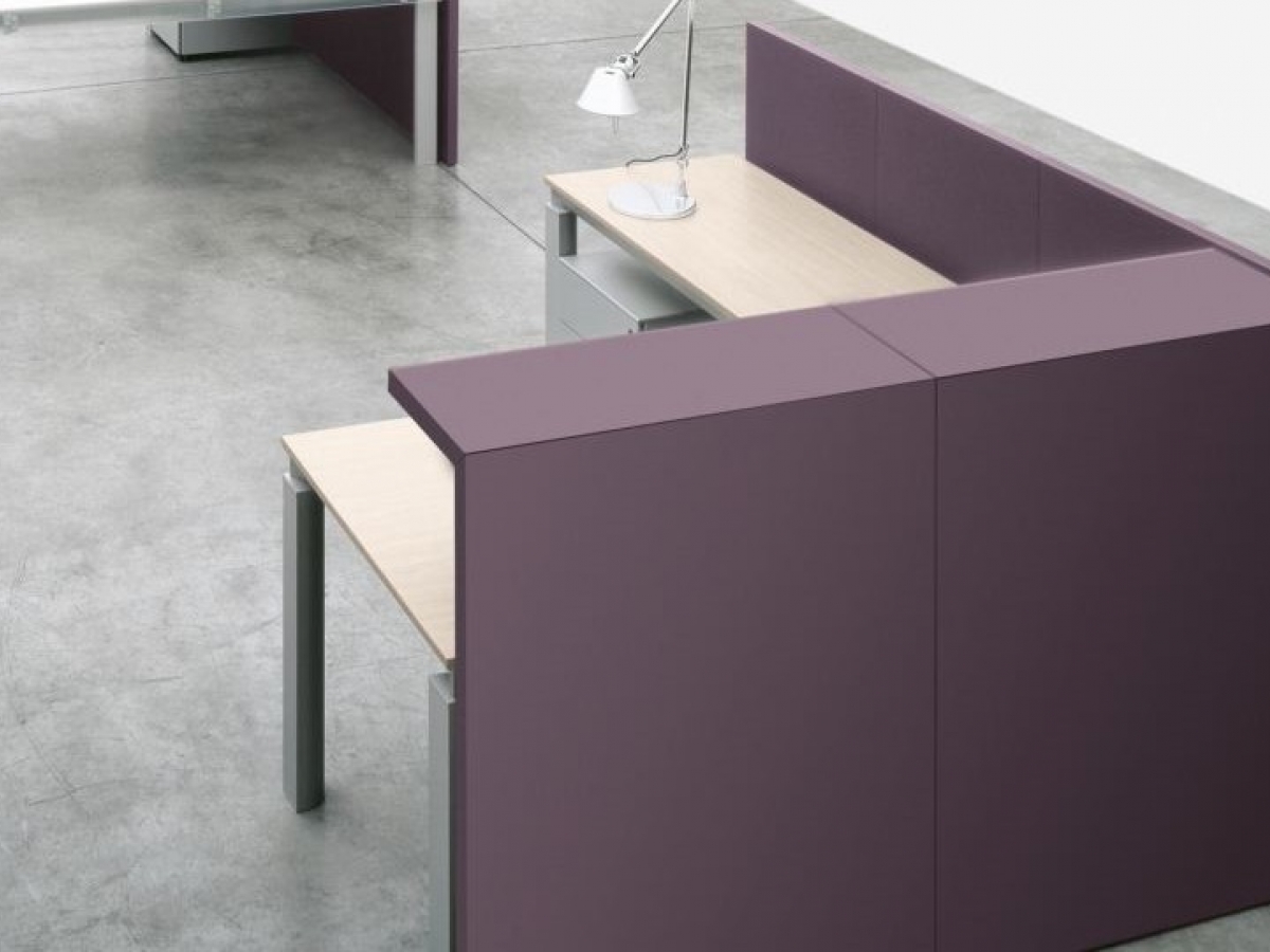 Banque d'accueil droite fonctionnelle et modulaire en bois - SHELTER - Design contemporain et personnalisable_6