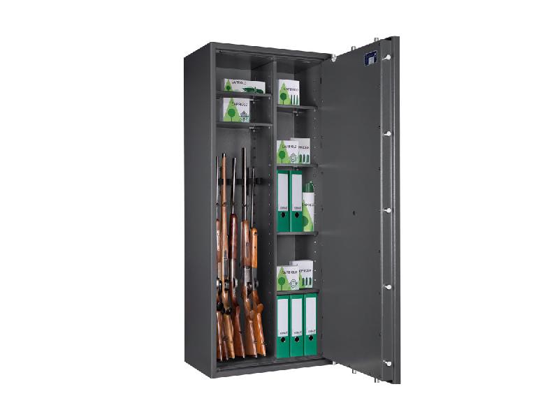 Armoire à armes FORMAT CAPRIOLO III Classe I - Armoire à fusils (EN 1143-1) - Serrure électronique S&G Spartan 1006 / Graphite RAL 7024_6