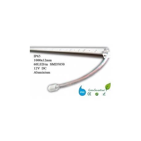 Réglette LED blanc chaud waterproof 50cm - Aluminium, IP65, 4,8W, 30 LED_6