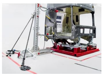 Système de redressage de banc de cabine josam, opération illimitées sur un large éventail de marques de camions -  série ct_6