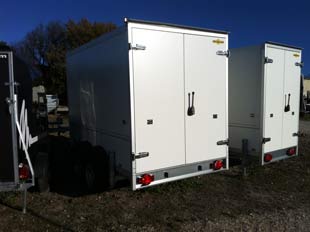 Frigorifiques Cool Trailer - simple ou double essieux - 4 béquilles stabilisatrices_6