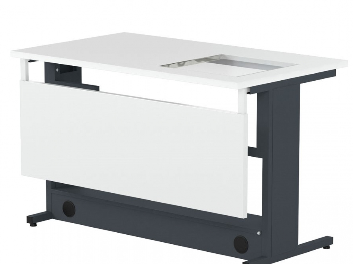 Table informatique DATA avec écran sous vitre - Fabrication française - Pour salles de formation, lycées et magasins_6