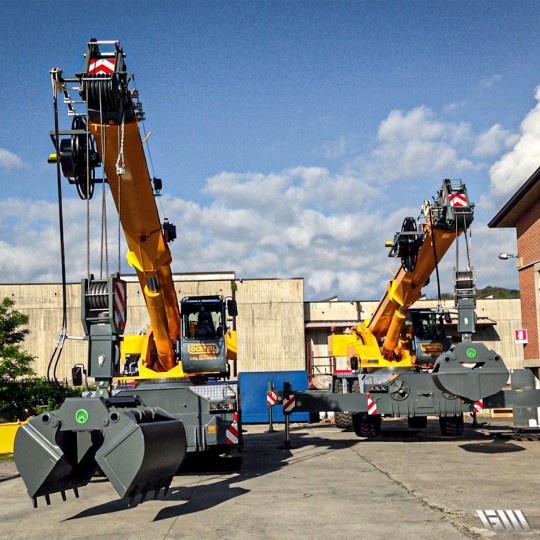 Benne preneuse Série GMBOT2 - grande capacité, double vérins, structure renforcée en FE 510_6