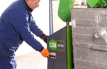 Compacteur et tasseur de bac pour cartons - BP660 à BP1100 LITRES_7