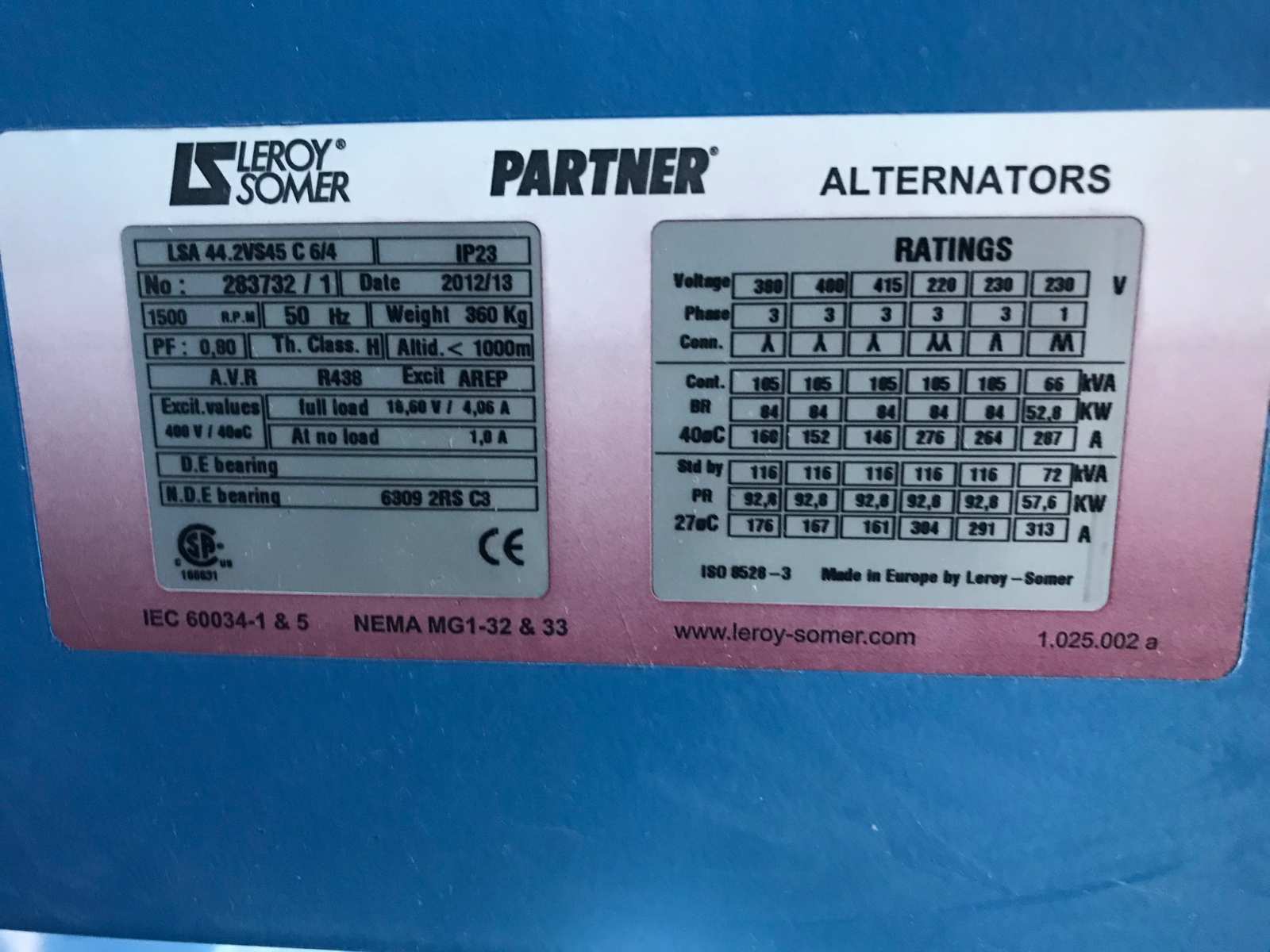 Groupe électrogène d'occasion - SDMO - 110 KVA_6