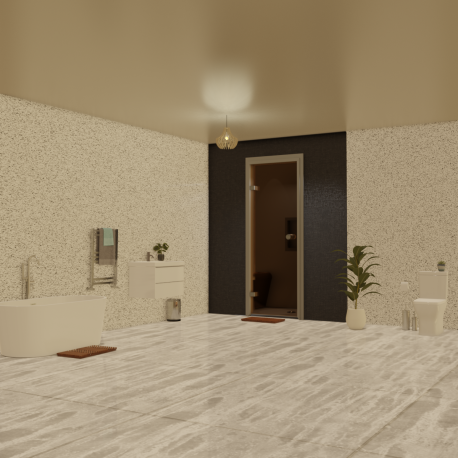 Kit de construction pour hammam avec structure ajustable de 200 à 240 cm