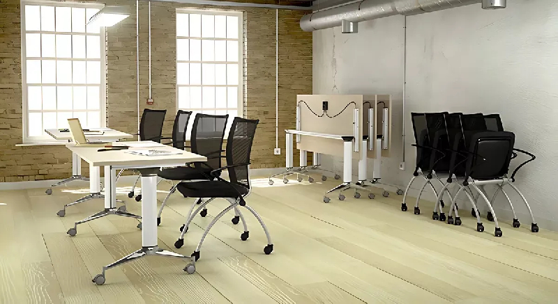 Table polyvalente rabattable sur roulettes So Leon_6