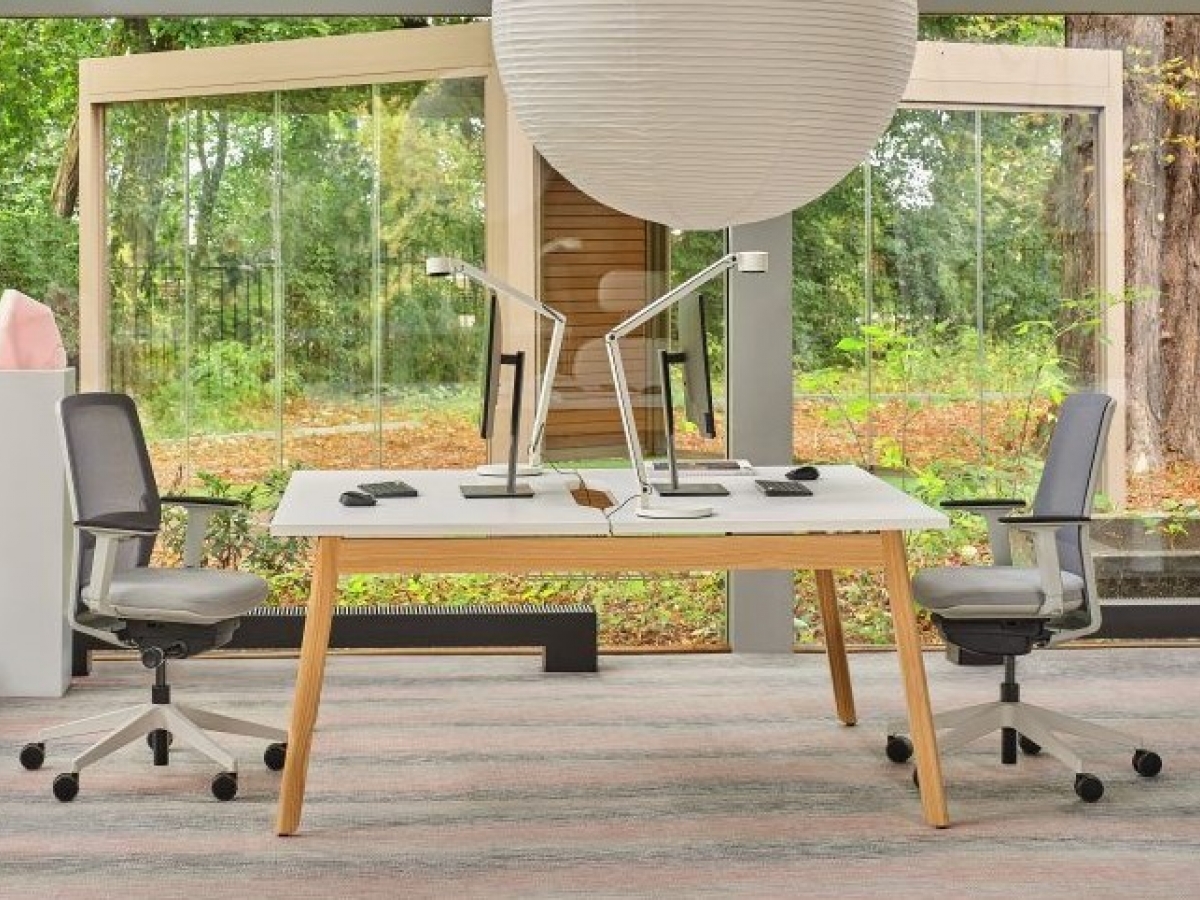 Bureau bench administratif simple et double - OGI B - Design scandinave et ergonomique_6