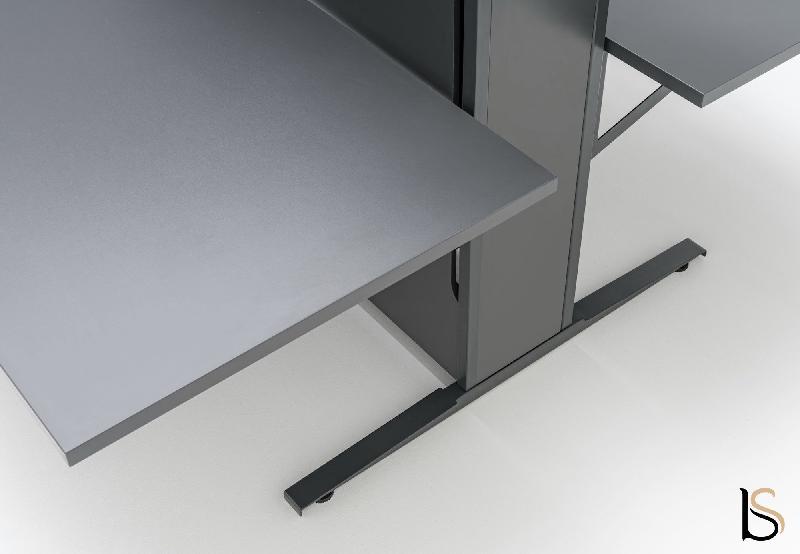 Bureau électrique 2 personnes Flow - MDD - 160, Anthracite_6