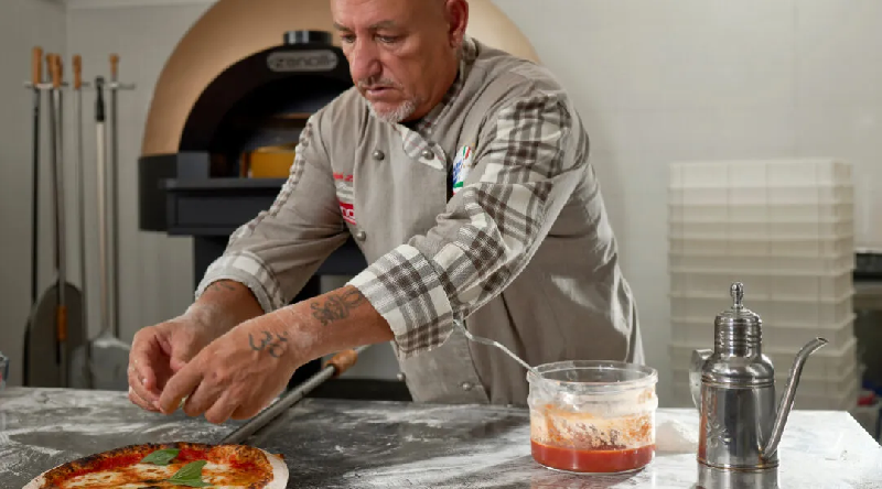 Four à pizza électrique napolitain à sole fixe 9 pizzas AVGVSTO Zanolli_6