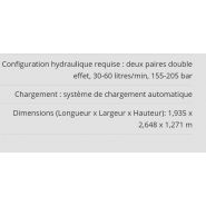 X2000 dérouleuse sans chaîne pour balles rondes et carrées - Hustler Equipment - Rotor axial, plateforme en polyéthylène, charge maxi 1 t_6