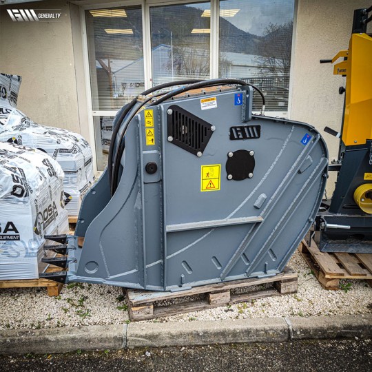 Godet concasseur Série CBF - Compatible pelle hydraulique et skip loaders - CM Crushers - Granulométrie réglable 25-125mm_6