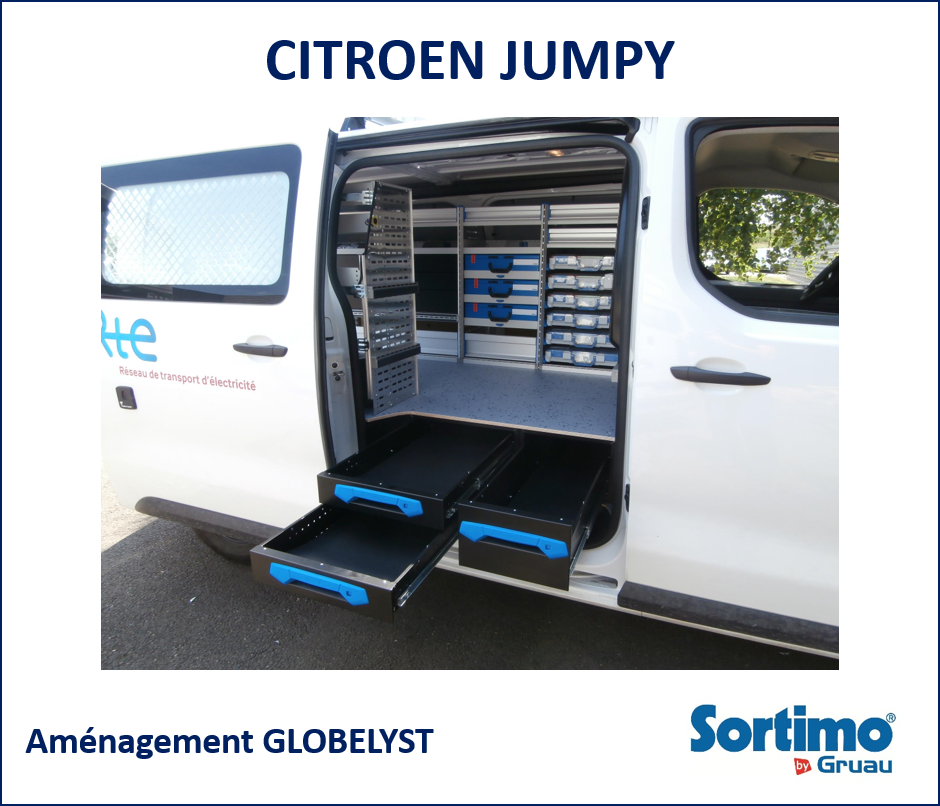 Aménagement en polypropylène pour Citroën Jumpy