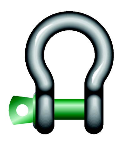 Manille Green Pin® standard - acier forgé - lyre haute résistance - axe boulonné - bâtiment, travaux publics, forestier, maritime_6