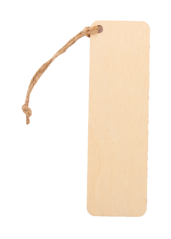 Marque-page en contreplaqué de bouleau sur mesure - impression quadri et dragonne en lin_6