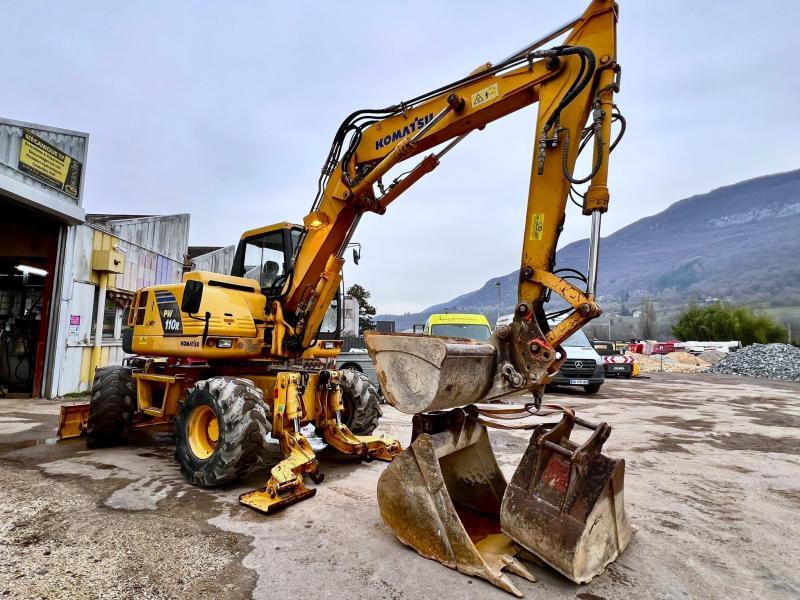 KOMATSU pw110r-1 pelle a pneus 12t_6