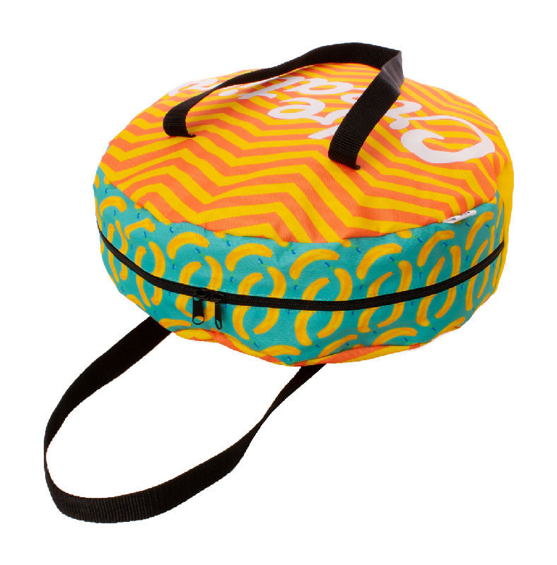 Sac publicitaire zippé sur mesure pour câble chargeur de voiture électrique - Polyester RPET 600D - Impression sublimation - Labélisé RPET_6